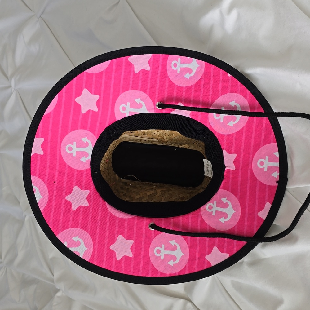 CashCruz little girl straw hat.